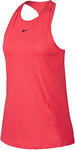 Nike Women W NP ALL OVER MESH Tank - Ember Glow/Black, X-Small