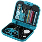 C.A.O. 2318 Trousse de Couture Adulte Unisexe, Bleue, 7x6,5x1,5cm