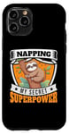 iPhone 11 Pro Napping Superpower Power Nap Lazy Pajama Day Sleep Sloth Case