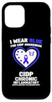 Coque pour iPhone 12/12 Pro Bleu pour la polyneuropathie démyélinisante inflammatoire chronique