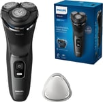 Philips Electric Shaver 3000 Series - Wet & Dry Electric Shaver for Men with in