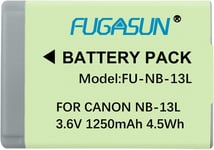 1 pcs 1250 mAh NB-13L NB13L Batterie pour Canon G5X / G5X Mark II / G7X / G7X Mark II / G7 X Mark III G9X SX620 HS SX720 HS Camera