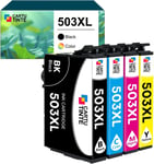 503XL Cartouche d'encre Compatible pour Epson 503 XL Remplacement pour Cartouche Encre Epson 503 per Epson Expression Home XP-5200 XP-5205, Workforce