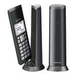 Panasonic KX-TGK222EM Designer Cordless Phone, Twin Handset with Answer Machine