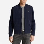 Hybrid Bomber Jacket - Aviator Navy