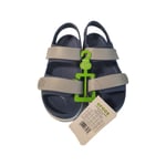 Crocs Kids Crocband Cruiser Sandals Bijou Blue / Light Grey UK J4 EUR 36-37