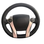 QCYSTBTG Couvre-Volant de Voiture à Coudre à la Main en Cuir pour Toyota Prius 30 (XW30) 2009-2014 2015 Prius C (US) 2012-2017 Prius V (US)