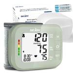 SEJOY Wrist Blood Pressure Monitor Medical Home LCD Display Heart Rate Machine