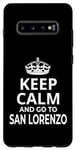 Coque pour Galaxy S10+ Souvenir de San Lorenzo « Keep Calm And Go To San Lorenzo ! »