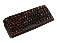 KROM Kratos TKL - Tangentbord - bakgrundsbelyst - USB - tangentbrytare: röd brytare