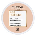 L'Oréal Paris Age Perfect Baume de maquillage raffermissant 01 Fair, maquillage nourrissant miracle pour une peau saine 18 ml