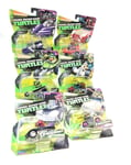 teenage mutant ninja turtles T-MACHINES X6 2014 NEW M.O.C STILL ON CARD