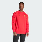 adidas Sweat-shirt ras-du-cou Trèfle Manchester United Essentials Hommes Adult