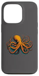 Coque pour iPhone 13 Pro Pieuvre Orange - Secrets Océan - Nature - Kraken - Recherche