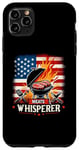 Coque pour iPhone 11 Pro Max Meats Whisperer Barbecue avec drapeau américain