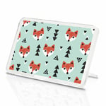 1 x Cute Cartoon Foxes Pattern Green Animal Classic Fridge Magnet Kitchen #3744