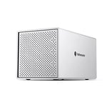 Yottamaster 4 Baies Boitier Disques Dur Raid, Externes Aluminium USB C 3.0 Raid Boîtier pour 2.5"/3.5" SATA HDD,Soutien 4 x 18TB Raid 0/1/3/5/10/JBOD/CLONE, 80 mm Ventilateur pour Stockage Personnel