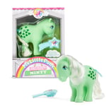 Minty Classic Pony, My Little Pony, Basic Fun, 35325, cadeaux rétro de poneys pour filles et garçons, jouets vintage de poneys pour enfants, jouets de licornes pour garçons et filles à partir de 3 ans