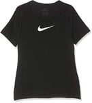 Nike Kids Pro Short-sleeve Top - Black/White, X-Large