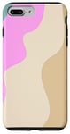 iPhone 7 Plus/8 Plus Pastel Waves Pastel Colours Graphic Design Modern Art Case