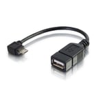 C2G Mobile Device USB Micro-B to USB Device OTG Adapter Cable - USB-adapter - USB til Micro-USB type B - 15 cm