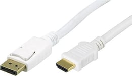 Deltaco DP-3011, DisplayPort, HDMI, 1 metrinen