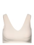 Airlite/Eco Bralette Lingerie Bras & Tops Soft Bras Tank Top Bras White Dorina