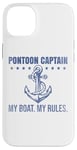 Coque pour iPhone 14 Plus Ponton Captain My Boat My Rules Drôle de propriétaires de voiliers