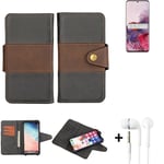 wallet case for Samsung Galaxy S20 Exynos + earphones bookstyle cover pouch