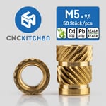 CNCKitchen Threaded Inserts M5 Standard - 50pcs