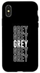 Coque pour iPhone X/XS Gris