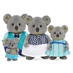 Li'l Woodzeez - Canberra Koala Family - Jeu de 5 pièces avec figurines d'animaux miniatures et livre d'histoires - Jouets et accessoires pour animaux pour les enfants de 3 ans et plus