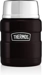 Thermos Stainless King Food Flask, Matte Black, 470 ml