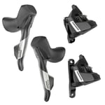 Sram Apex D1 AXS Front & Rear Disc Brake Set - 12 Speed Black / Pair 2x12