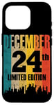 iPhone 16 Pro December 24 Limited Edition 24th Day Retro Vintage Birthday Case