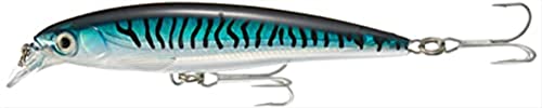 Rapala - Leurre de Pêche X-Rap Saltwater - Matériel de Pêche pour les Gros Prédateurs - Leurre Pêche Mer Tout Poisson - Prof de Nage 1.2-2.4m - 12cm / 22g - Fabriqué en Estonie - Silver Blue Mackerel