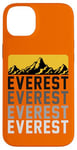 Coque pour iPhone 14 Plus High Peak Everest Mountain Expedition Cool Hiking Outfit