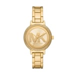 Montre Femme MICHAEL KORS SOFIE MKO1051 Acier Inoxydable D'Or Swarovski