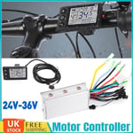 24V-36V 350W Brushed DC Motor Speed-Controller For Electric Scooter E-Bike UK