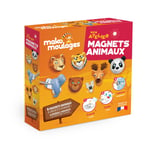 mako moulages - Mon Atelier Magnets Animaux - 1 moule de 6 empreintes - Kit de Loisirs créatifs - Made in France - A partir de 5 ans - Jeu d’Eveil - Motricité Fine - 39095