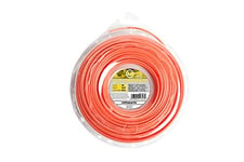 Ratioparts Fil de Nylon 3 mm Copolymer 60 m de Fil Rond pour Tondeuse Orange