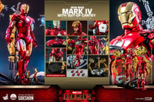 Iron Man Mark IV With Suit-Up Portique 1/4 action figure Hot Toys CM QS021