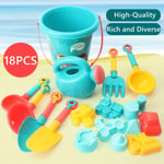 18PCS Kids Sandpit Toys Outdoor Beach Sand Pit Water Play Set Toddler Gift