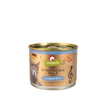 GranataPet Symphonie No.4 Lot de 6 Paquets de 200 g de Nourriture pour Chat au Saumon et à la Dinde sans céréales ni sucres ajoutés Filet en gelée Naturelle Nourriture Humide délicate pour Chats