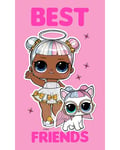 Best friends - Handduk 30 x 50 cm - Rosa