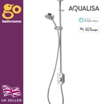 Aqualisa Digital Smart Shower Exposed Valve & 1 Outlet Combi Adjustable Head