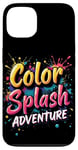 Coque pour iPhone 13 Color Splash Adventure Vibrant Colorful