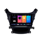 ADMLZQQ Android 9.0 Navigation de Voiture stéréo Autoradio pour Hyundai Elantra 2014-2015 multimédia de Voiture Support GPS Commande au Volant Bluetooth + Caméra arrière,4 Cores 4g+WiFi:2+32g