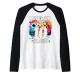 Gaming Vintage 10th Birthday 10 Ten Year Old Boy Girl Gamer Raglan Baseball Tee