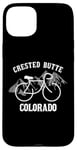 Coque pour iPhone 15 Plus Graphique Biking Colorado Crested Butte